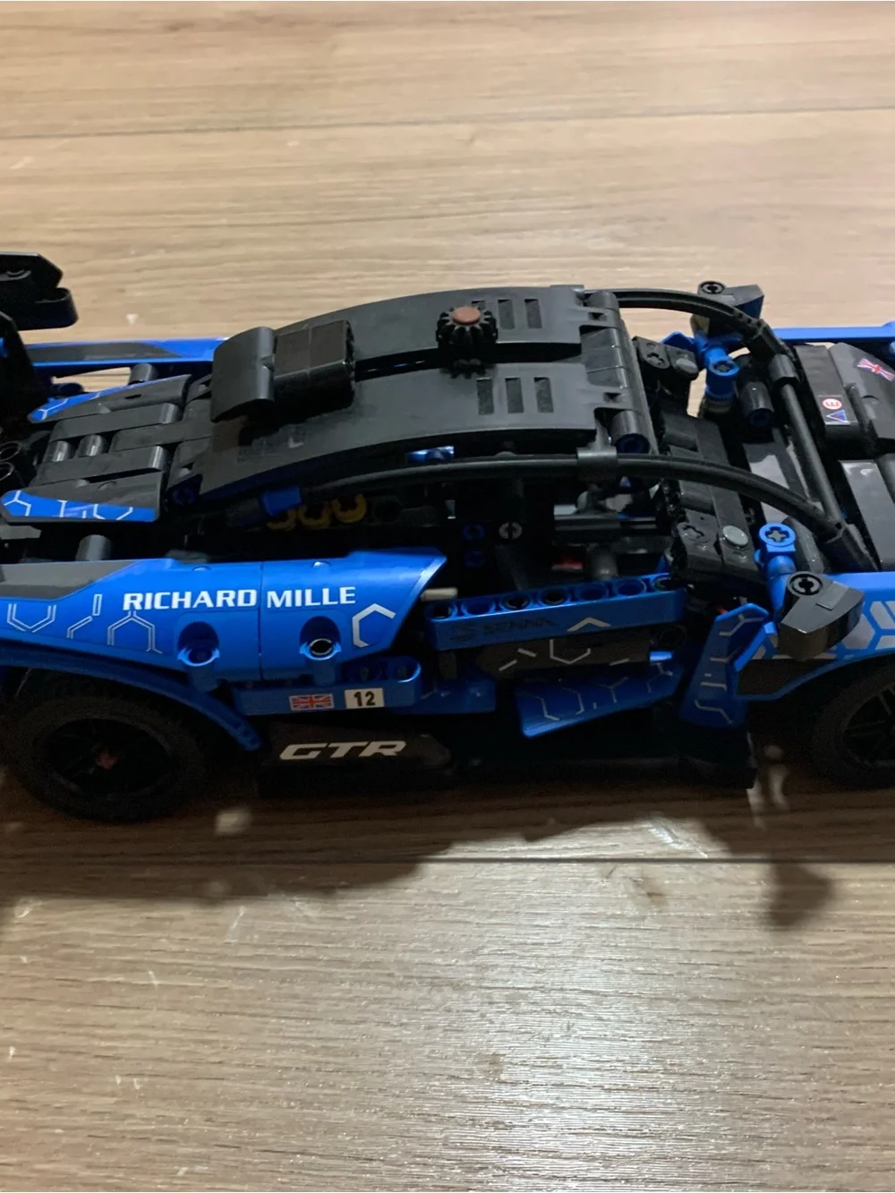 Lego Technic Blue and Black McLaren Race Car